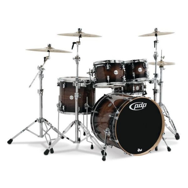 PDP Concept maple Exotic CM5 Charcoal Burst over Walnut
